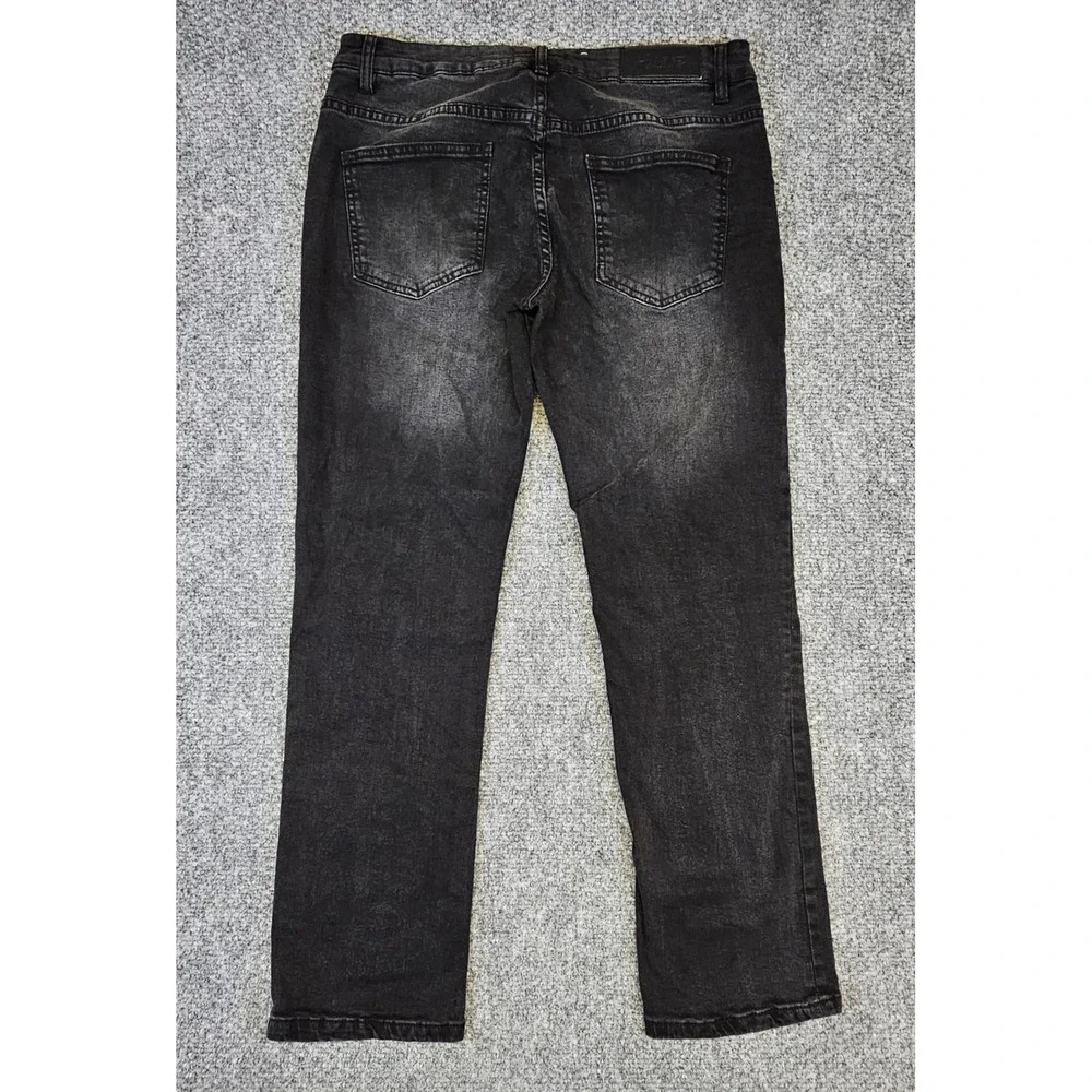 Primitive Skateboarding Mens Faded Black Denim Jeans 33x30 Stretch
